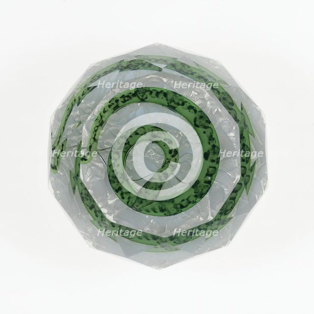 Paperweight, France, c. 1845-60. Creator: Saint-Louis Glassworks.