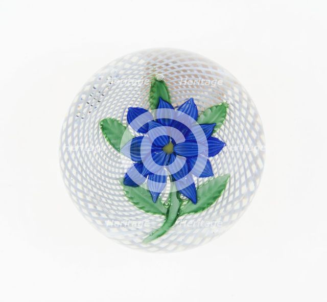 Paperweight, France, c. 1845-60. Creator: Saint-Louis Glassworks.