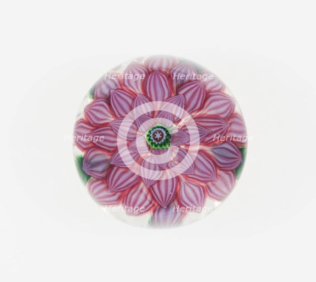 Paperweight, France, c. 1845-60. Creator: Saint-Louis Glassworks.