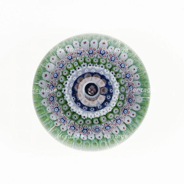 Paperweight, France, c. 1845/60. Creator: Saint-Louis Glassworks.
