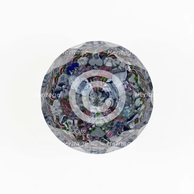 Paperweight, France, c. 1845-60. Creator: Unknown.