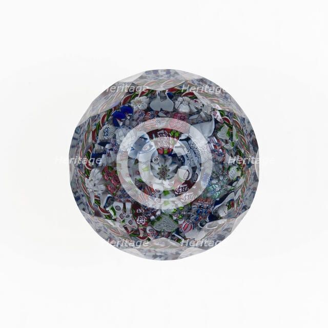 Paperweight, France, c. 1845-60. Creator: Unknown.