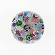 Paperweight, France, c. 1845/60. Creator: Clichy Glassworks
