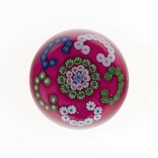 Paperweight, France, c. 1845/60. Creator: Clichy Glassworks