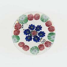 Paperweight, France, c. 1845/60. Creator: Clichy Glassworks