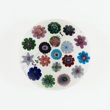 Paperweight, France, c. 1845/60. Creator: Clichy Glassworks