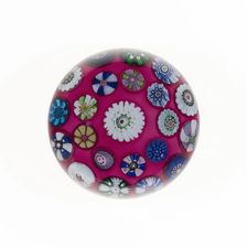 Paperweight, France, c. 1845/60. Creator: Clichy Glassworks