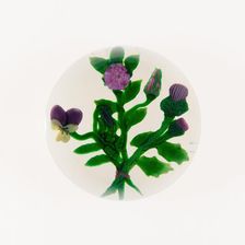 Paperweight, France, c. 1845/60. Creator: Clichy Glassworks