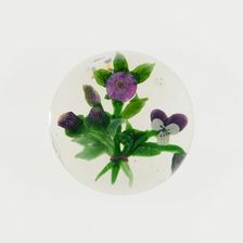 Paperweight, France, c. 1845/60. Creator: Clichy Glassworks