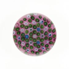 Paperweight, France, c. 1845/60. Creator: Clichy Glassworks