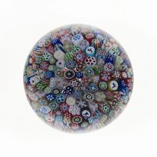 Paperweight, France, c. 1845/60. Creator: Baccarat Glasshouse