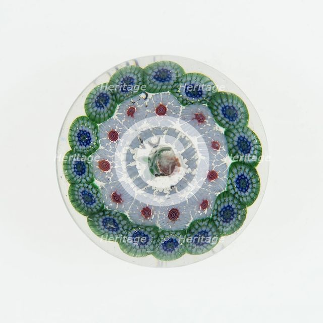 Paperweight, France, c. 1845/60. Creator: Baccarat Glasshouse.