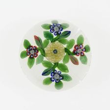 Paperweight, France, c. 1845/60. Creator: Baccarat Glasshouse