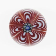 Paperweight, France, c. 1845/60. Creator: Saint-Louis Glassworks