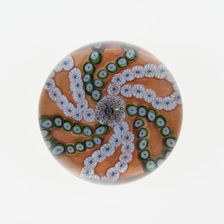 Paperweight, France, c. 1845/60. Creator: Saint-Louis Glassworks