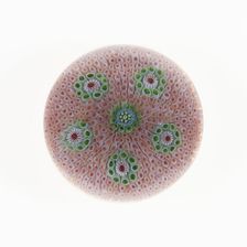 Paperweight, France, c. 1845/60. Creator: Saint-Louis Glassworks