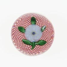 Paperweight, France, c. 1845/60. Creator: Saint-Louis Glassworks