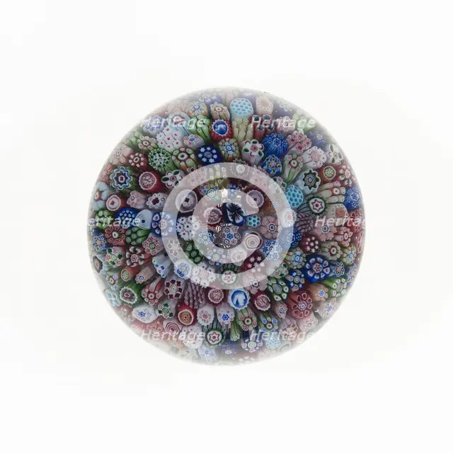 Paperweight, France, c. 1846-55. Creator: Baccarat Glasshouse.