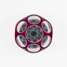 Paperweight, France, c. 1848-55. Creator: Saint-Louis Glassworks
