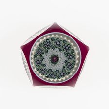 Paperweight, France, c. 1848-55. Creator: Saint-Louis Glassworks