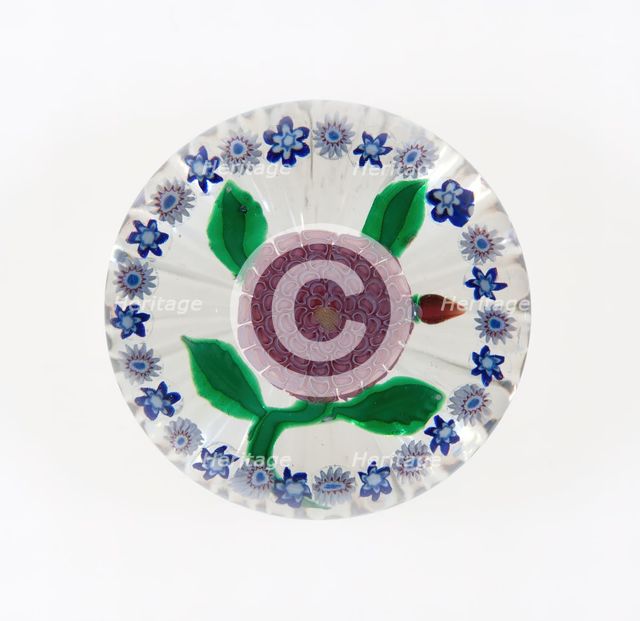 Paperweight, France, c. 1848-55. Creator: Saint-Louis Glassworks.