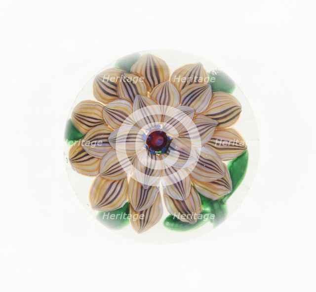 Paperweight, France, c. 1848/55. Creator: Saint-Louis Glassworks.