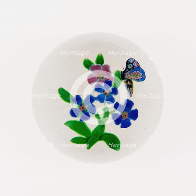 Paperweight, France, c. 1848/55. Creator: Saint-Louis Glassworks.