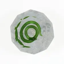 Paperweight, France, c. 1848-55. Creator: Saint-Louis Glassworks