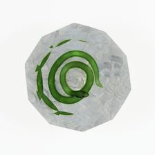 Paperweight, France, c. 1848-55. Creator: Saint-Louis Glassworks