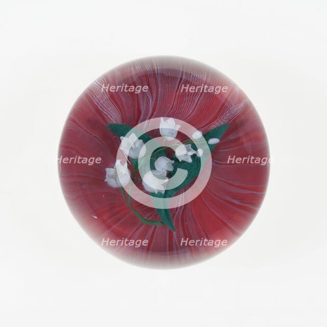 Paperweight, France, c. 1870. Creator: Unknown.