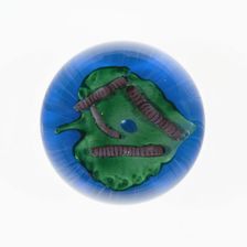 Paperweight, France, c. 1878. Creator: Monot, Pere et Fils, et Stumpf Cristallerie de Pantin