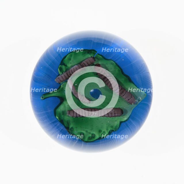 Paperweight, France, c. 1878. Creator: Monot, Pere et Fils, et Stumpf Cristallerie de Pantin.