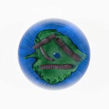 Paperweight, France, c. 1878. Creator: Monot, Pere et Fils, et Stumpf Cristallerie de Pantin