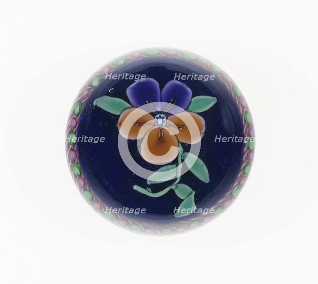 Paperweight, Liège, c. 1850-1900. Creator: Val St. Lambert Co..