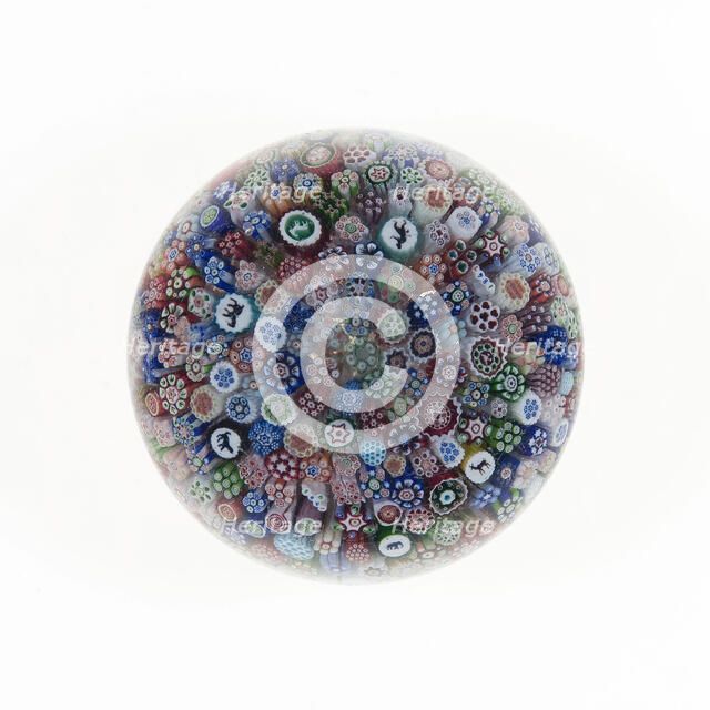 Paperweight, Lunéville, 1847. Creator: Baccarat Glasshouse.