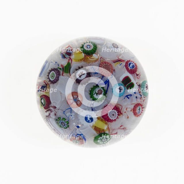 Paperweight, Lunéville, 1847. Creator: Baccarat Glasshouse.