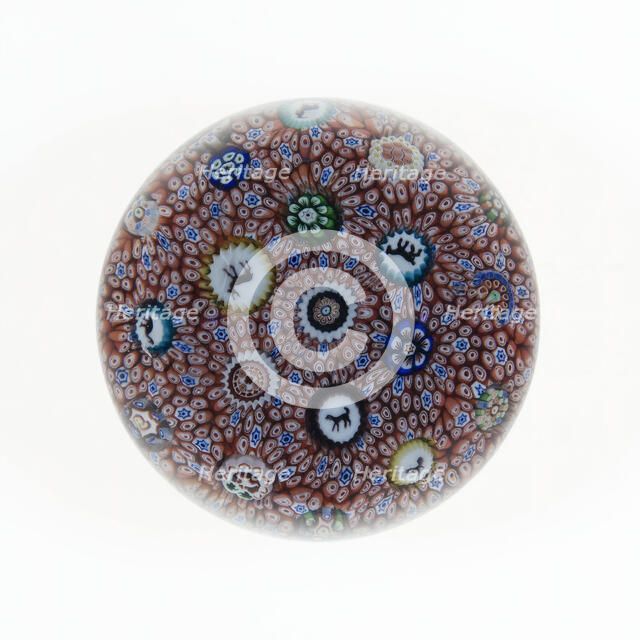 Paperweight, Lunéville, 1848. Creator: Baccarat Glasshouse.