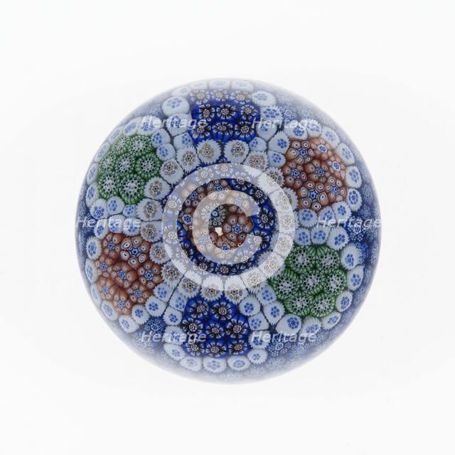 Paperweight, Lunéville, 19th century. Creator: Baccarat Glasshouse.