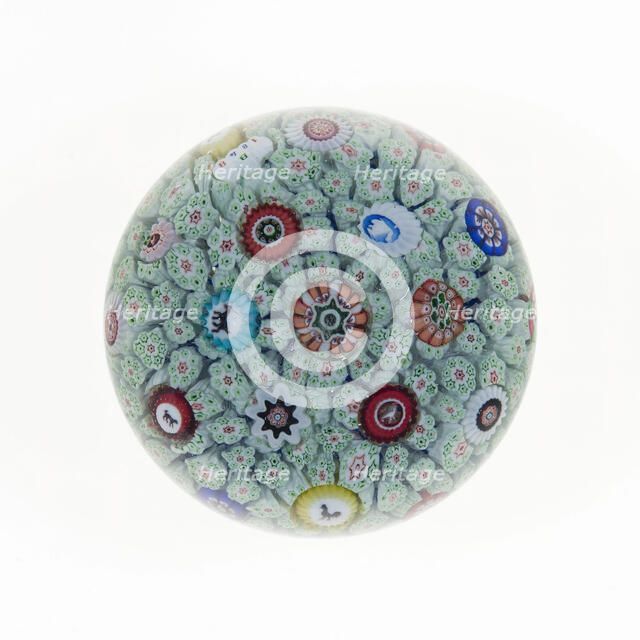 Paperweight, Lunéville, 19th century. Creator: Baccarat Glasshouse.