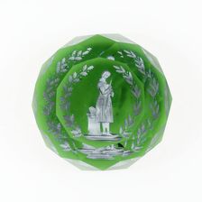 Paperweight, Lunéville, c. 1846-55. Creator: Baccarat Glasshouse