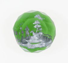 Paperweight, Lunéville, c. 1846-55. Creator: Baccarat Glasshouse