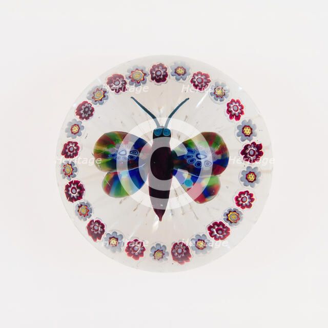 Paperweight, Lunéville, c. 1846-55. Creator: Baccarat Glasshouse.