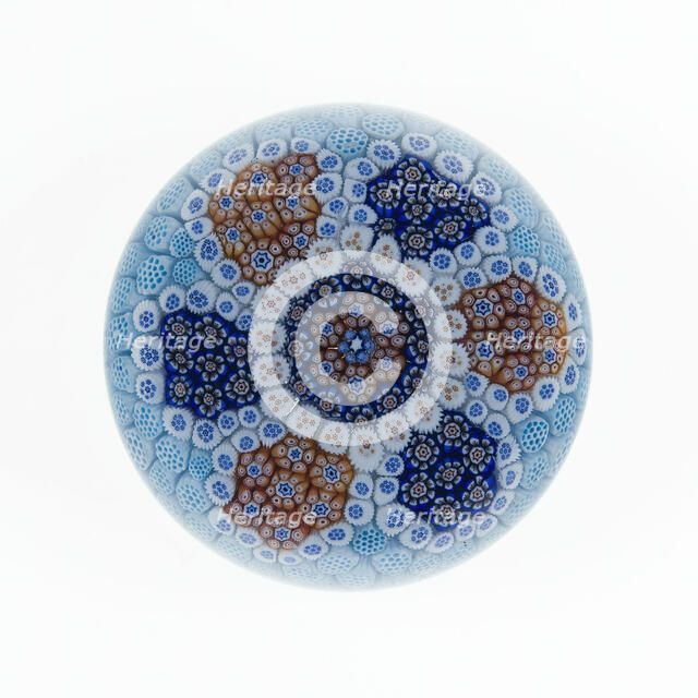 Paperweight, Lunéville, c. 1846-55. Creator: Baccarat Glasshouse.