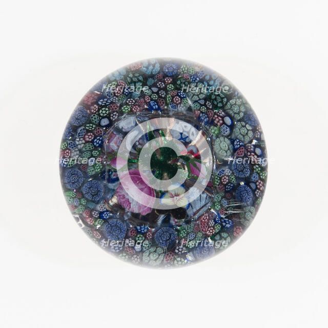 Paperweight, Lunéville, c. 1846-55. Creator: Baccarat Glasshouse.