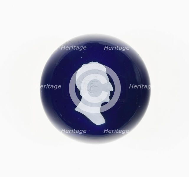 Paperweight, Lunéville, c. 1846-55. Creator: Baccarat Glasshouse.