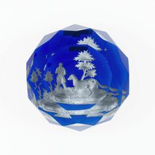 Paperweight, Lunéville, c. 1846-55. Creator: Baccarat Glasshouse