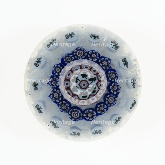 Paperweight, Lunéville, c. 1846-55. Creator: Baccarat Glasshouse.