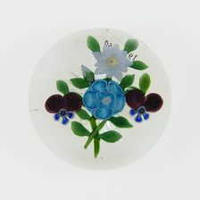 Paperweight, Lunéville, c. 1848-55. Creator: Baccarat Glasshouse