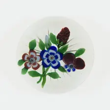 Paperweight, Lunéville, c. 1848-55. Creator: Baccarat Glasshouse