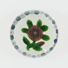 Paperweight, Lunéville, c. 1848-55. Creator: Baccarat Glasshouse